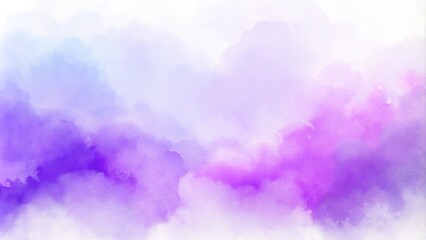 Wall Mural - Fantasy smooth light pink, purple shades and blue watercolor paper textured for grunge design, vintage cards, and templates. Pastel ink colors wet effect hand drawn canvas aquarelle background. 