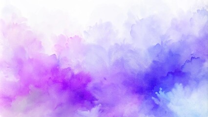 Wall Mural - Fantasy smooth light pink, purple shades and blue watercolor paper textured for grunge design, vintage cards, and templates. Pastel ink colors wet effect hand drawn canvas aquarelle background. 