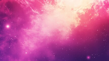 photo of, pink background with galaxy and space theme for design, banner template