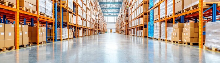 Poster - Efficient Storage System with Tall Shelves in Warehouse