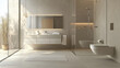 © Tatang - A sleek bathroom featuring a minimalist design