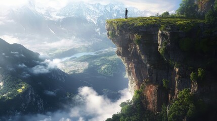 Wall Mural - Cliff view