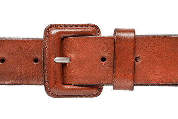 Sticker - Leather belt isolated