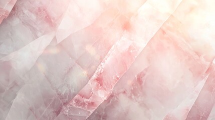 Poster - Pink quartz texture background with light shining through, creating a beautiful and delicate crystal structure, perfect for design projects