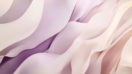 Poster - Abstract pastel background design with smooth wavy shapes flowing in a modern pattern. Perfect for a website banner or social media post