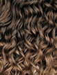 © hello - brown curly hair close up