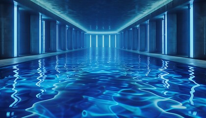 Poster - High-Tech Water Purification Plant Using Advanced Nanotechnology in Glass-Enclosed Facility