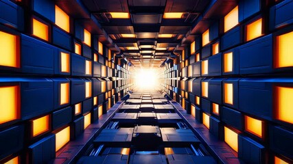 Poster - Abstract advanced technology tunnel