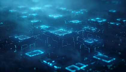 Poster - Futuristic Industrial Complex Processing Rare Metals with Heavy Machinery and Drone Monitoring