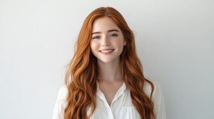 Sticker - The Smiling Redhead Portrait