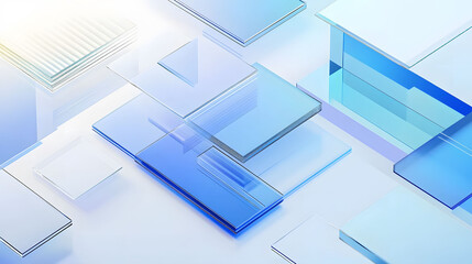 Poster - Abstract glass design