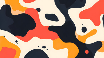 Poster - Abstract colorful shapes