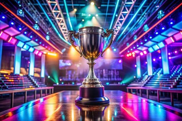 The esports winner trophy