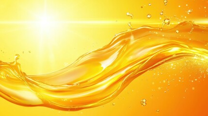 Poster - Bright Waves of Fluid Motion with Splashes and Light