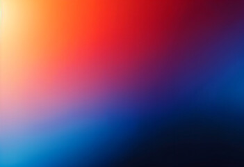 Poster - Abstract Gradient Background Yellow Red Purple Blue