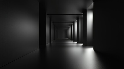 Poster - A professional black gradient background with subtle fading, showcasing a clean and modern aesthetic, suitable for corporate branding and presentations.