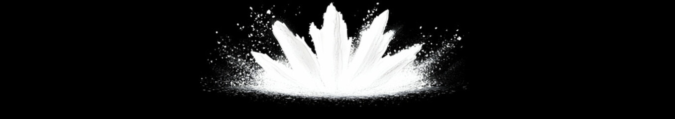 Abstract design featuring a white explosion or burst effect on a black background. Black and white background images -