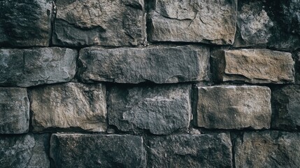 Wall Mural - A rugged stone photo border with earthy textures and natural finishes