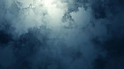 Aufkleber - A blue sky with clouds and a light shining through them