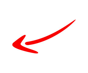 Poster - Red arrow icon. Arrow icon for your web site design, logo, app, UI. Arrow indicated the direction symbol illustration on transparent background PNG. 
