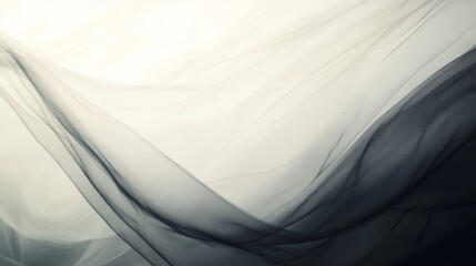 Fototapete - Ethereal Flowing Fabric in Soft Light