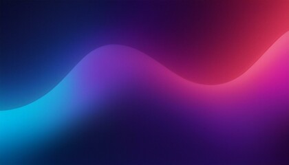 Wall Mural - dark purple pink blue color gradient background blurred neon color flow, grainy texture effect, futu