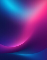 Wall Mural - dark purple pink blue color gradient background blurred neon color flow, grainy texture effect, futu