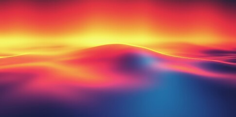 Poster - A stunning red orange yellow white blur gradient with noise grain texture, good for flyers and posters.