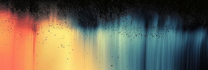 Poster - Using a grayscale gradient background with a grainy texture, smoothly transitioning from dark to light.