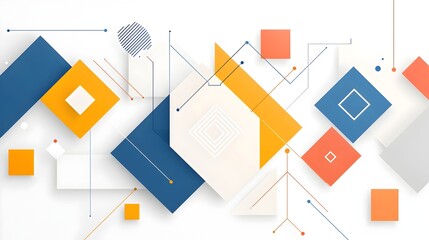 Poster - Captivating Geometric Prism Gradient Background in Minimalist Layout Perfect for Social Media Banners Advertising Covers and Visually Striking Digital Designs