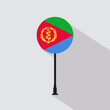 © Vectoro - Eritrea National Circle Sign Flag Vector Illustration