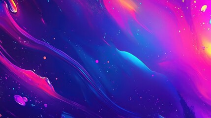 Poster - Vibrant Abstract Colorful Background Design for Art