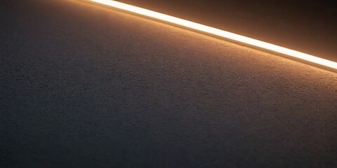 Poster - A dark background with a light line running through it