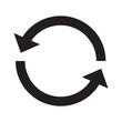 © Rama - Restart icon vector. Reload, refresh and restart icon for website design. vector illustration.