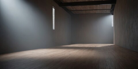 Poster - A large room with a lot of light coming in through the windows