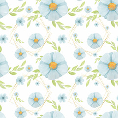 Wall Mural - seamless pattern with camomiles