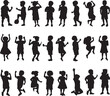 © PapaGray - Children Silhouette Vector Graphic Pack
