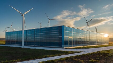 rooftop solar panel array harnessing renewable energy in an eco-friendly environment for sustainable power 