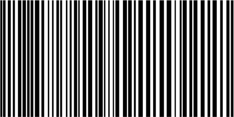 Aufkleber - Vertical lines pattern with varying widths and spaces