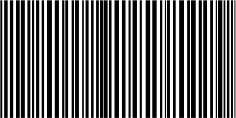 Fototapete - Vertical lines pattern with varying widths and spaces