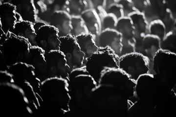 Poster - A group of people gathered together, possibly in an event or celebration