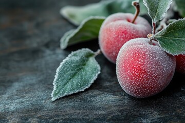 Poster - Close-up of assorted fruits on a table, ideal for food or still life photography