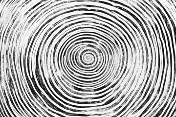 Aufkleber - A close-up shot of a spiral shape in monochrome tone