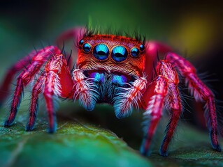 Canvas Print - spider on the ground