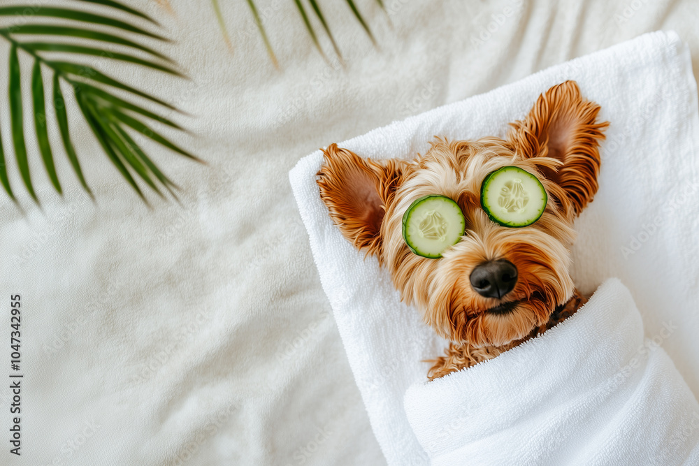 cucumber spa dog