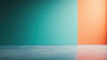 Poster - Minimalist dark gradient with a subtle central light source, creating an elegant, neutral space for graphic design or product display