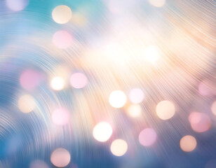 Poster - Soft pastel colors blend with blurred light effects creating a serene abstract background i_1(670)