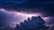 © realone952 - Thunderstorm and lightning start in bad weather from cloud in the evening
