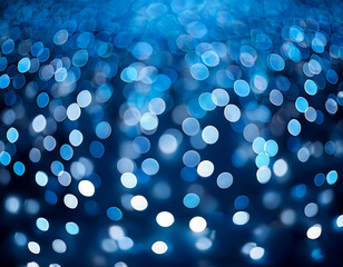 Poster - Soft blue light creates a defocused bokeh effect in the background of an abstract image_1(662)