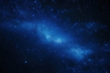 Wall Mural - The sky is filled with stars and the color is blue